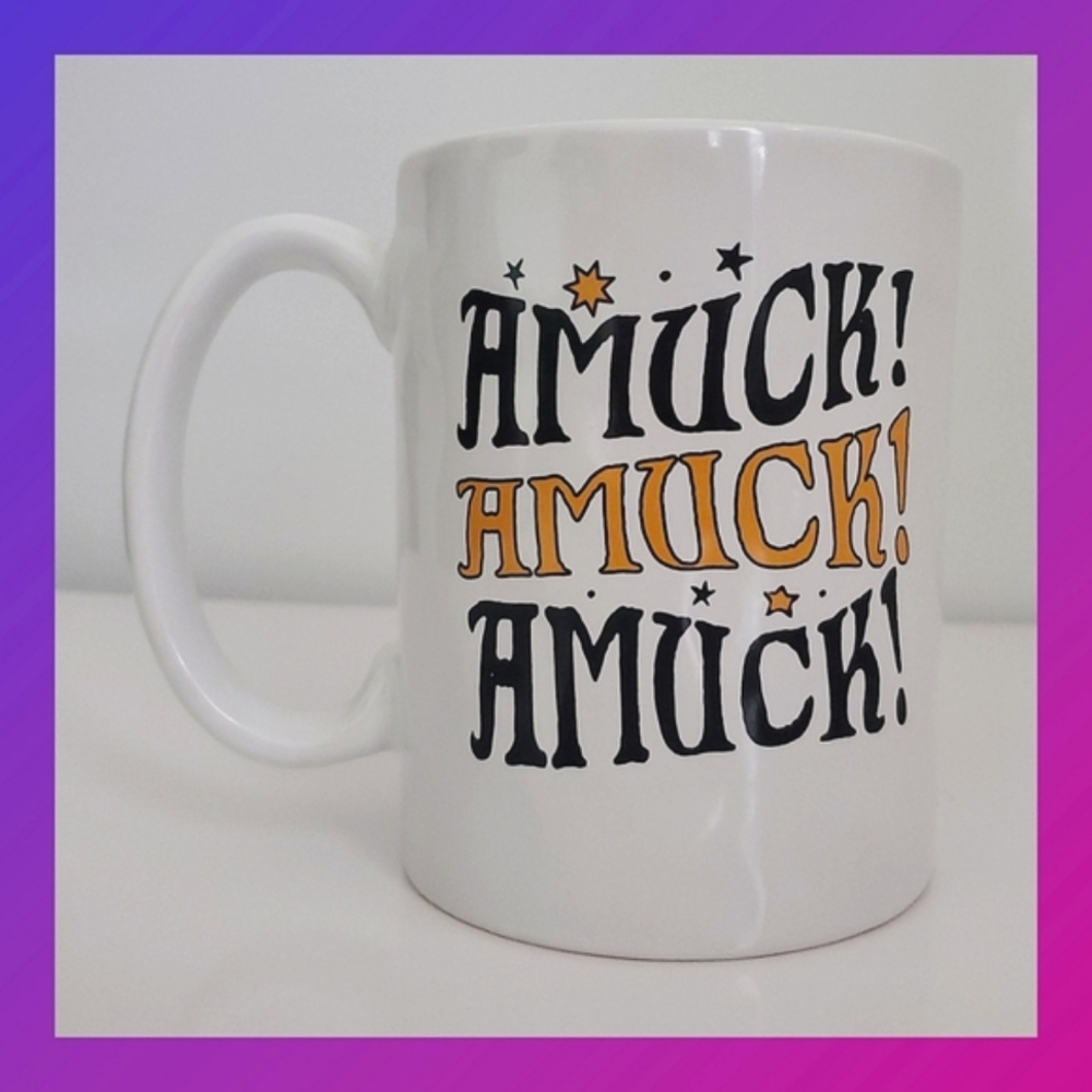 Disney Hocus Pocus 2 Sanderson Sisters Witch AMUCK! Coffee Mug Cup 17oz. NEW